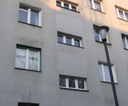 Okna PCV klatka schodowa Mikusińskego